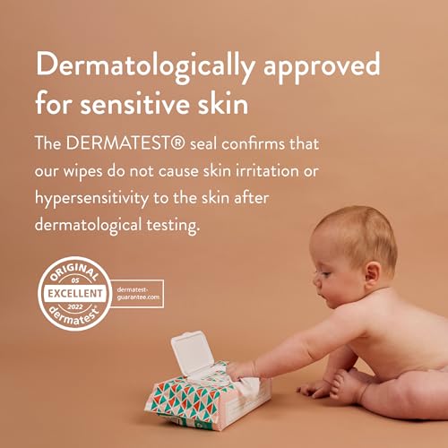 Plant-Based Unscented Baby Wipes Hypoallergenic Gentle Care