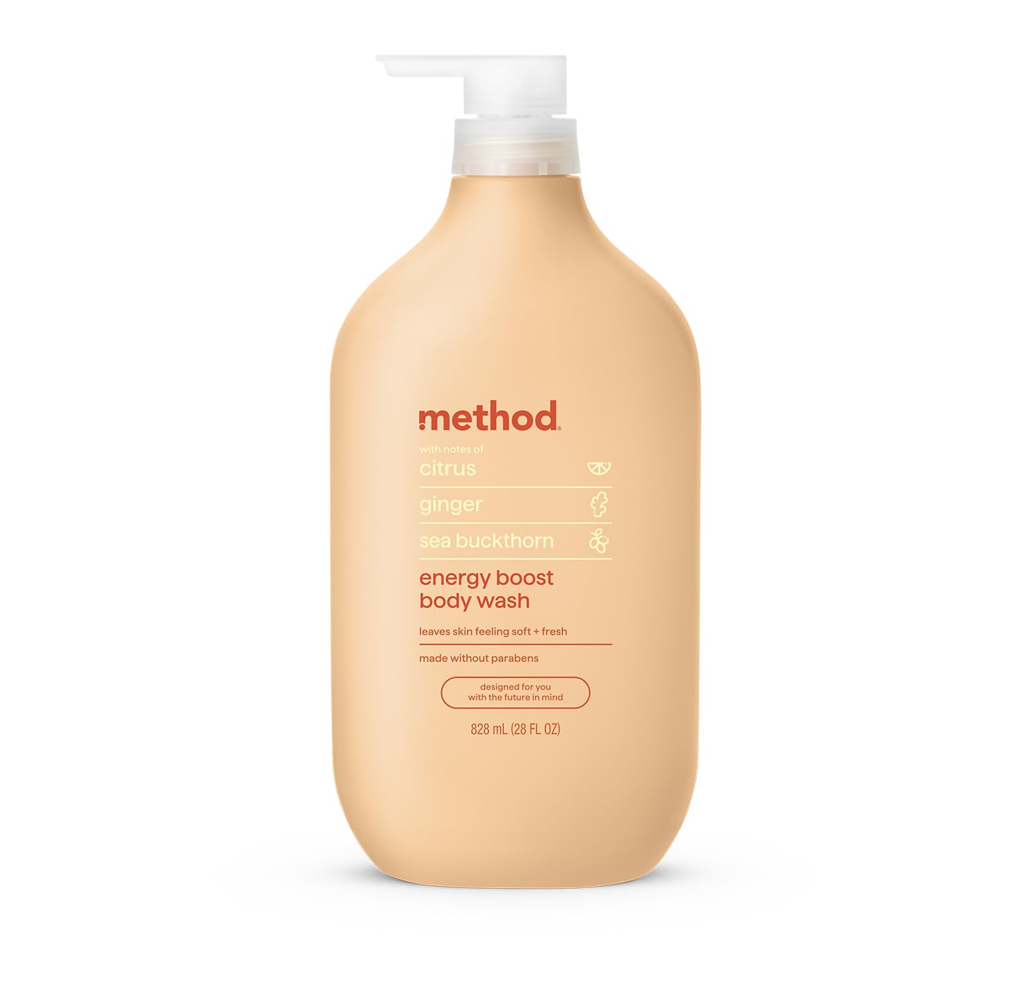 Paraben-Free Body Wash Pure Peace Scent Gentle Clean 28oz