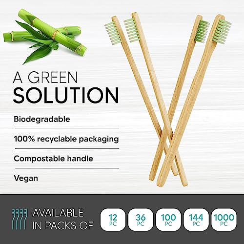 Pruvade Disposable Toothbrushes, Prepasted Toothbrushes Individually Wrapped