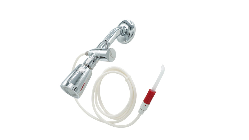 Shower Water Flosser Oral Irrigator No Battery Adjustable Pressure