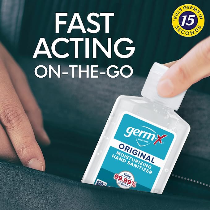Germ-X Original Hand Sanitizer, Non-Drying Moisturizing Gel with Vitamin