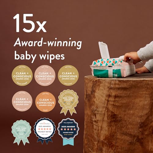Plant-Based Unscented Baby Wipes Hypoallergenic Gentle Care