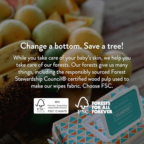 Plant-Based Unscented Baby Wipes Hypoallergenic Gentle Care