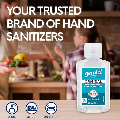 Germ-X Original Hand Sanitizer, Non-Drying Moisturizing Gel with Vitamin