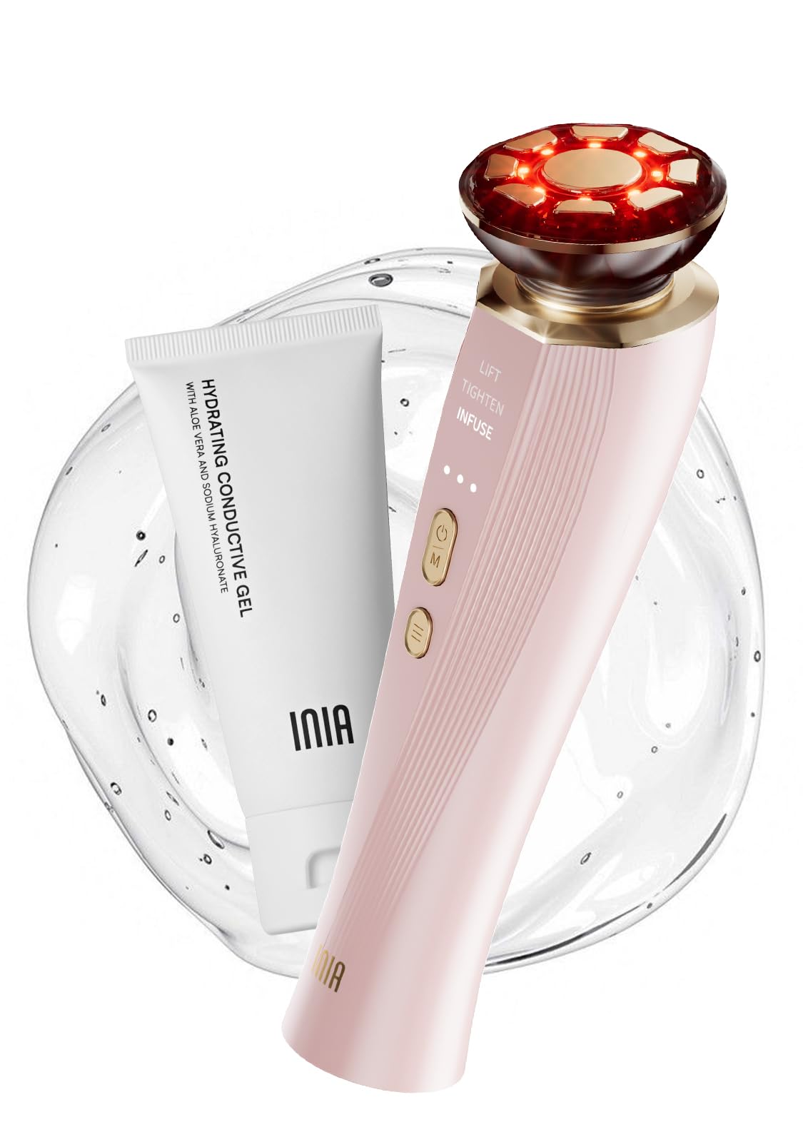 3-in-1 Red Light Therapy Device for Face & Neck Firming