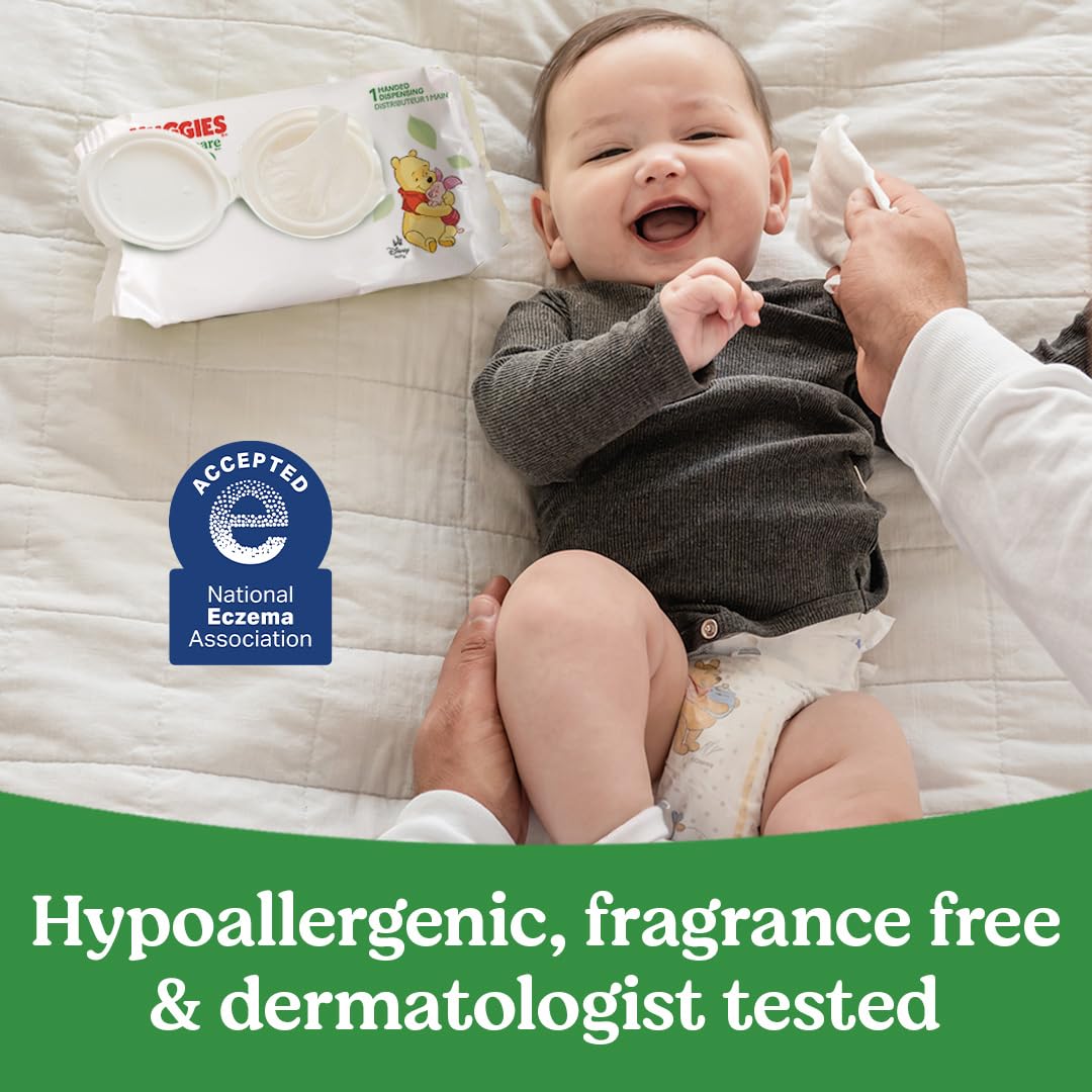 Sensitive Baby Wipes Unscented Hypoallergenic 560 Count Pack