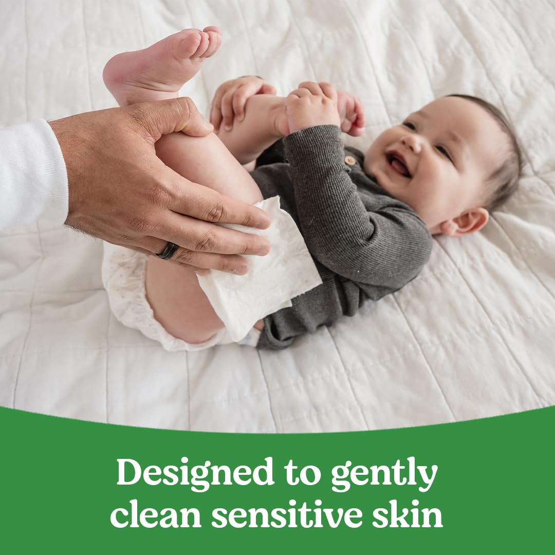 Sensitive Baby Wipes Unscented Hypoallergenic 560 Count Pack