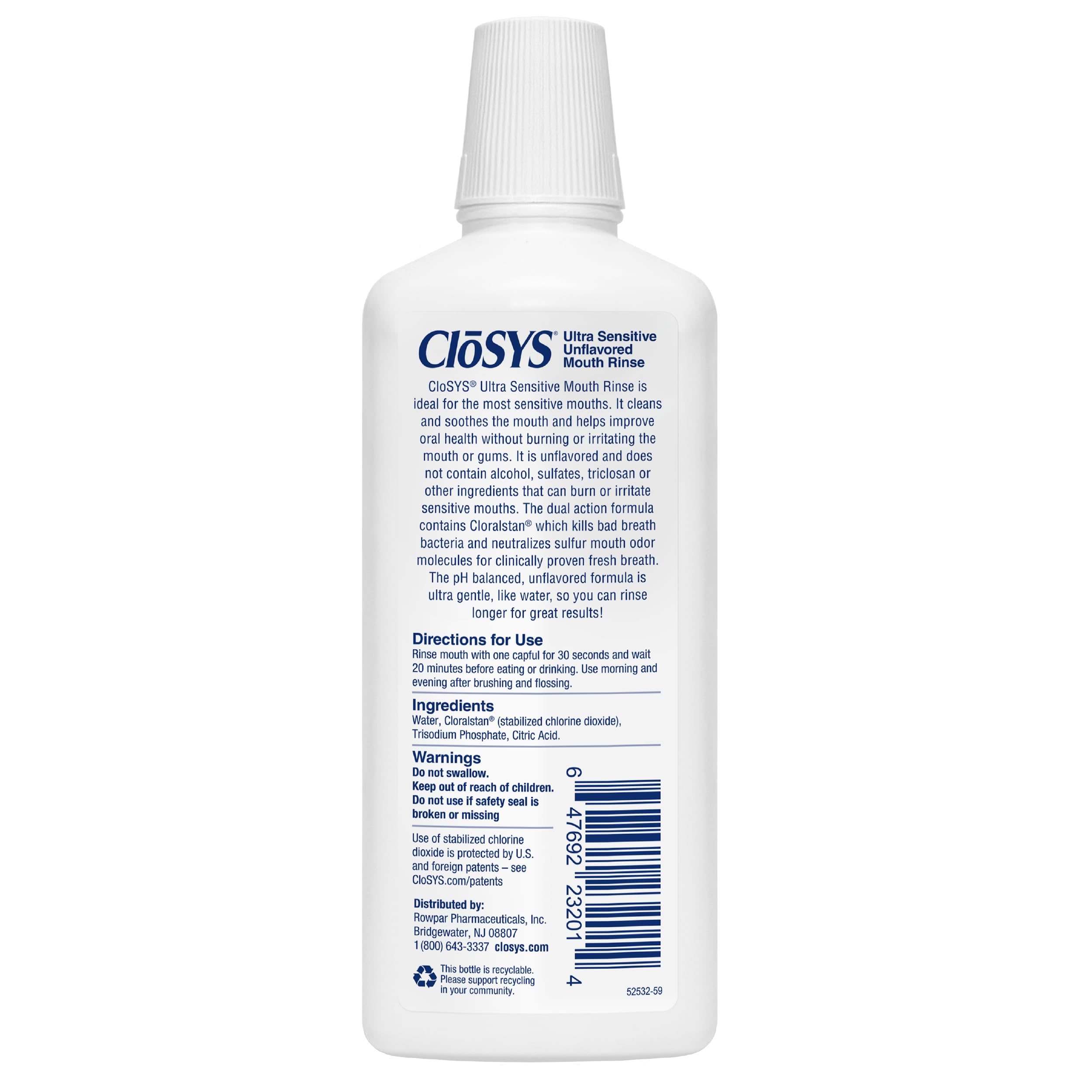 CloSYS Ultra Sensitive Mouthwash