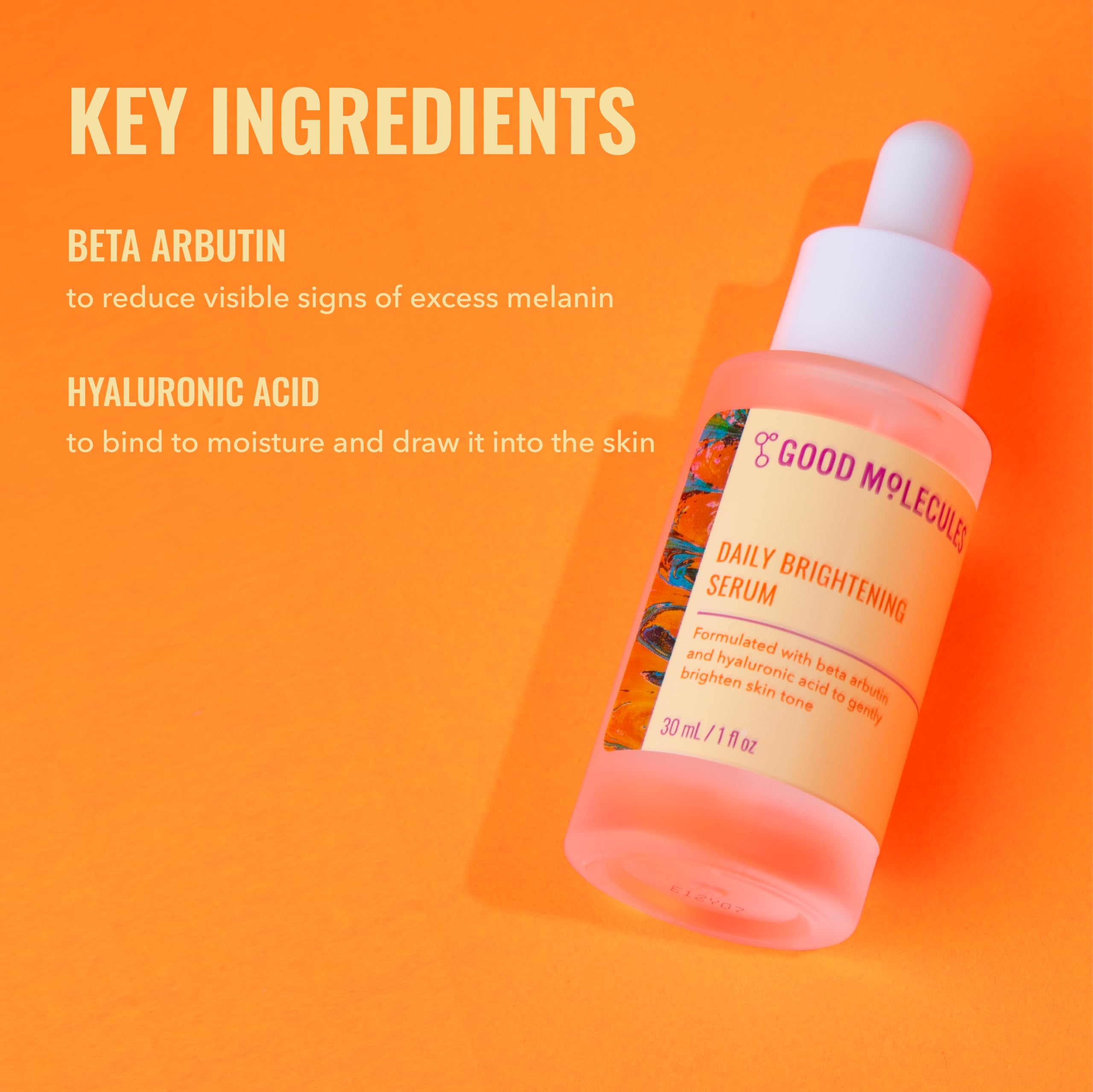Daily Brightening Serum with Beta Arbutin & Hyaluronic 1oz