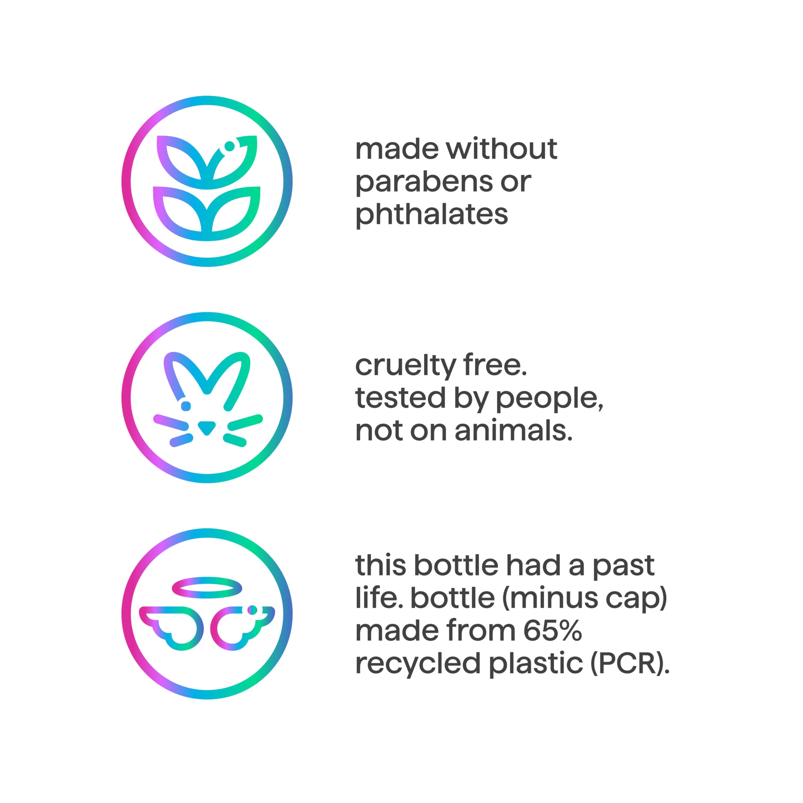 Paraben-Free Body Wash Pure Peace Scent Gentle Clean 28oz