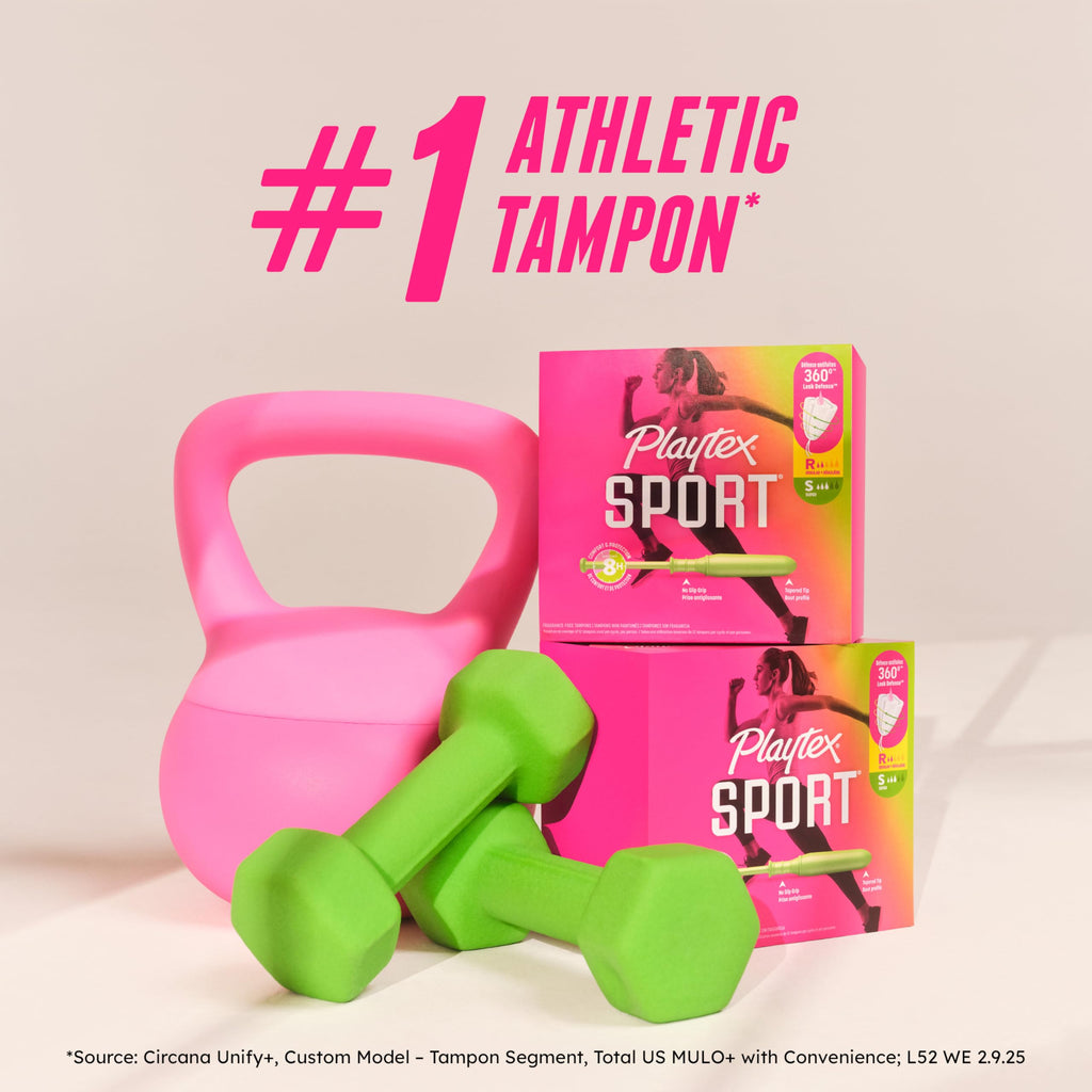 Sport Tampons Multipack Regular & Super Leak Protection 48 Count
