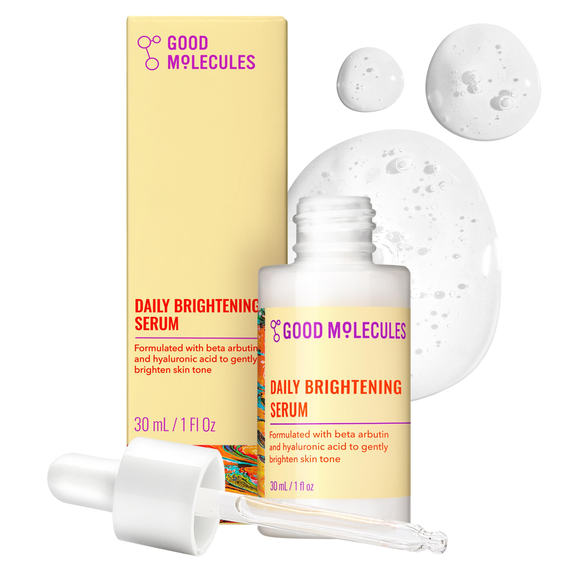 Daily Brightening Serum with Beta Arbutin & Hyaluronic 1oz