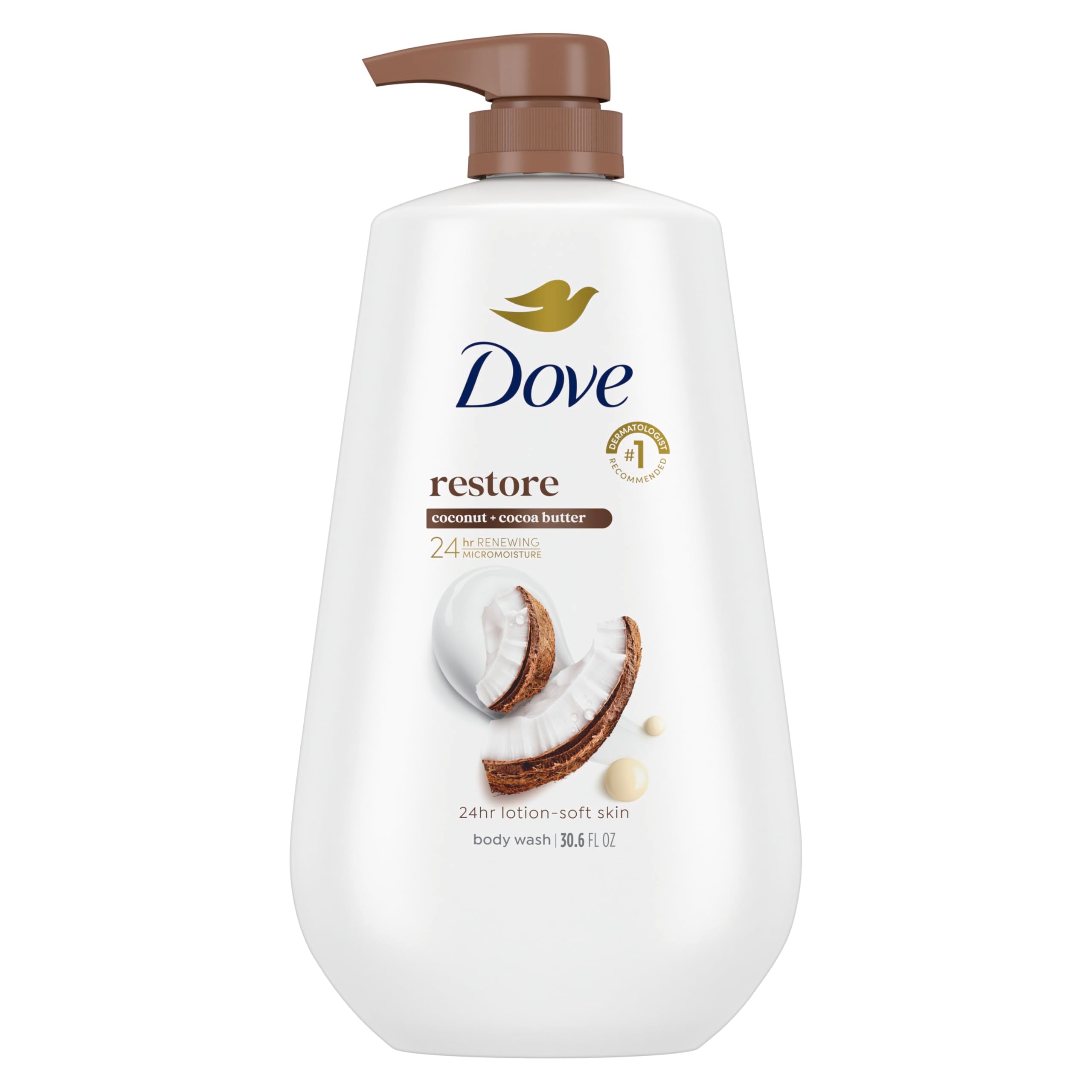 Moisturizing Body Wash with Coconut & Cocoa Butter 30.6oz