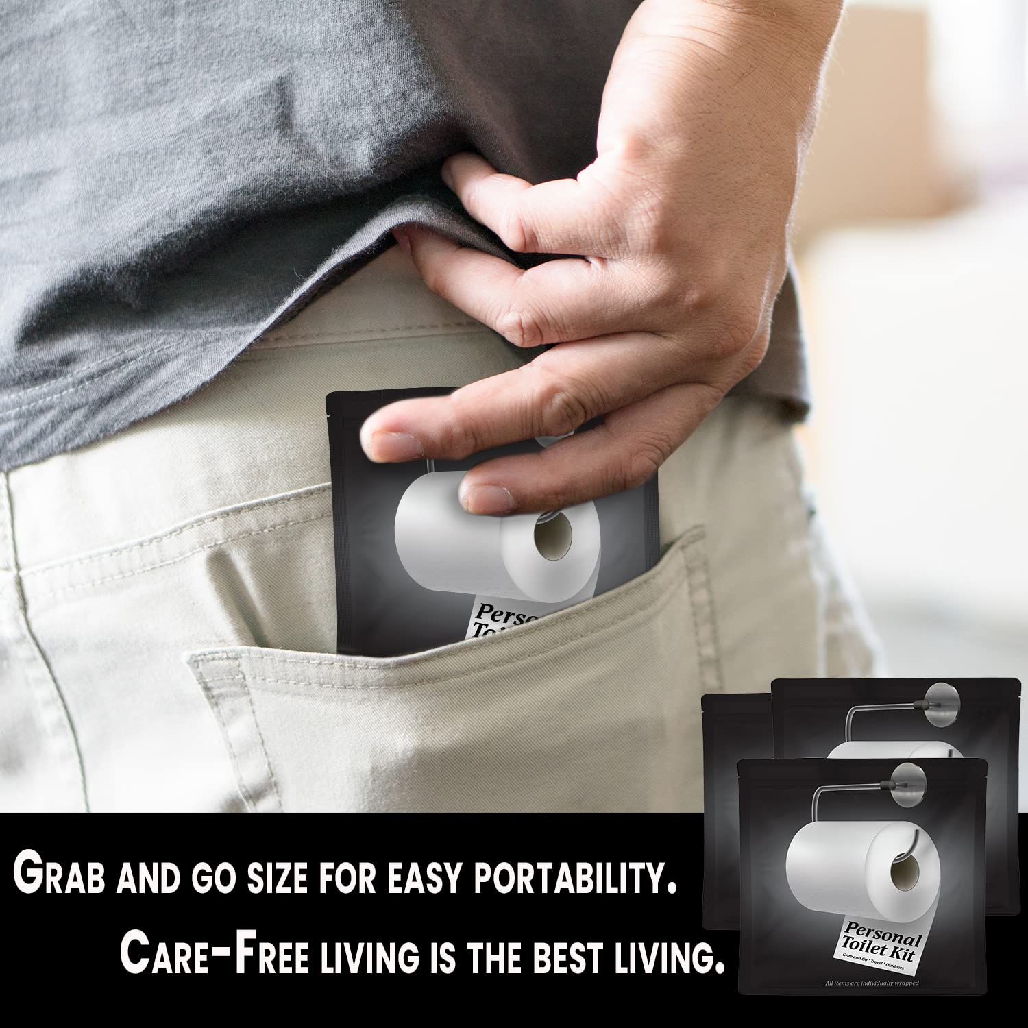 Disposable Toilet Hygiene Kit 10 Pack Travel Protection Set