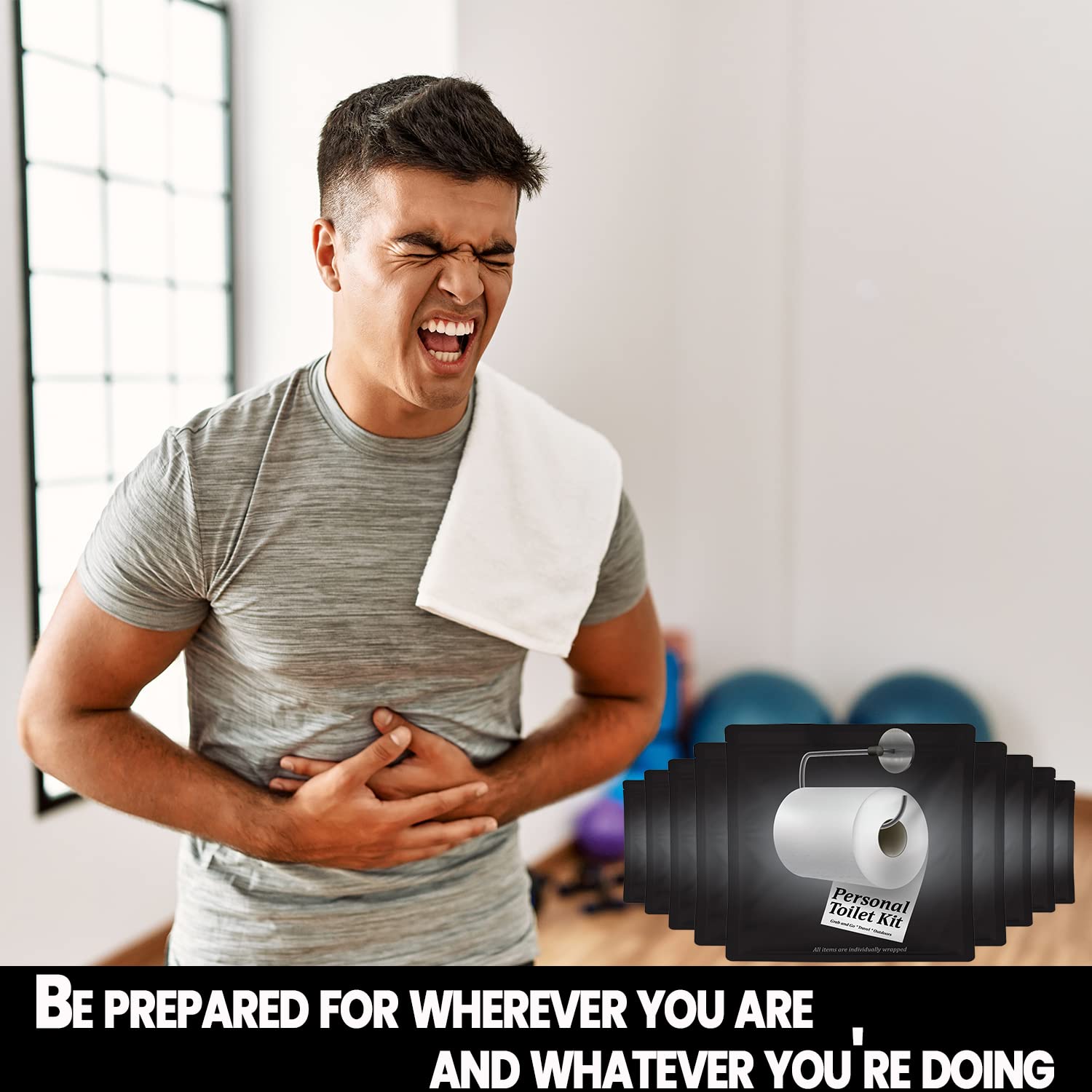 Disposable Toilet Hygiene Kit 10 Pack Travel Protection Set