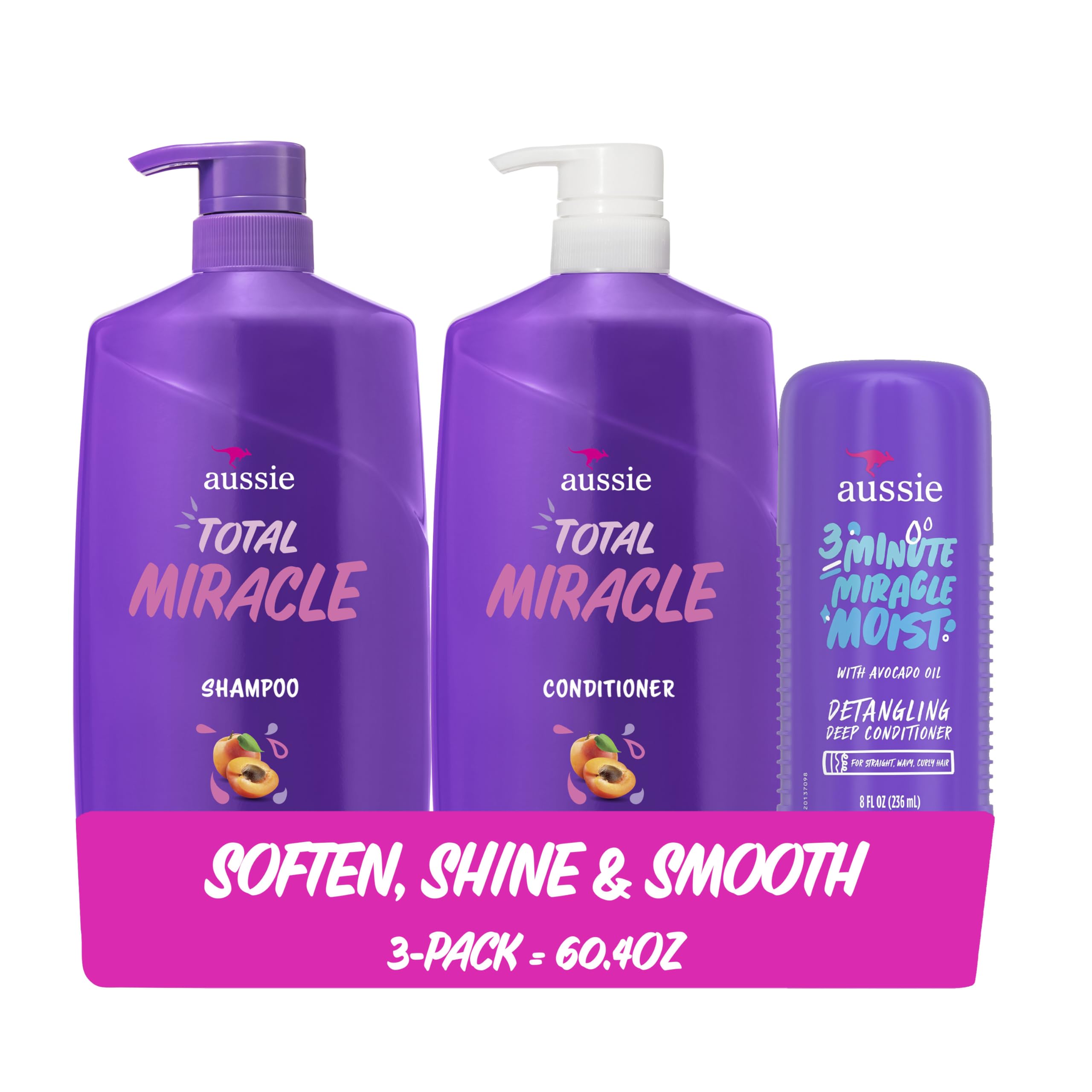 Total Miracle Hair Care Set with Apricot & Macadamia Oil