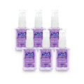 Travel Hand Sanitizer Gel Lavender with Essential Oils 2oz 6-Pack
