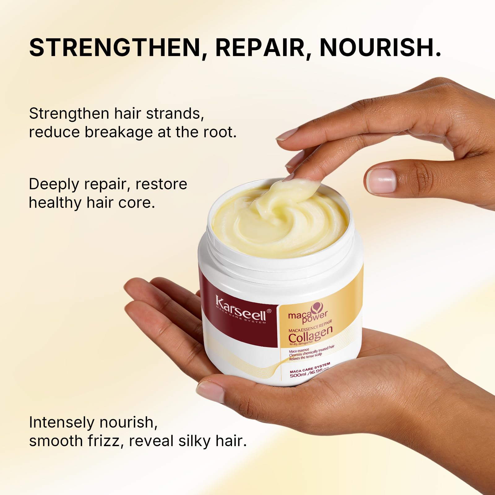 Collagen Hair Treatment Mask with Argan Oil Deep Repair