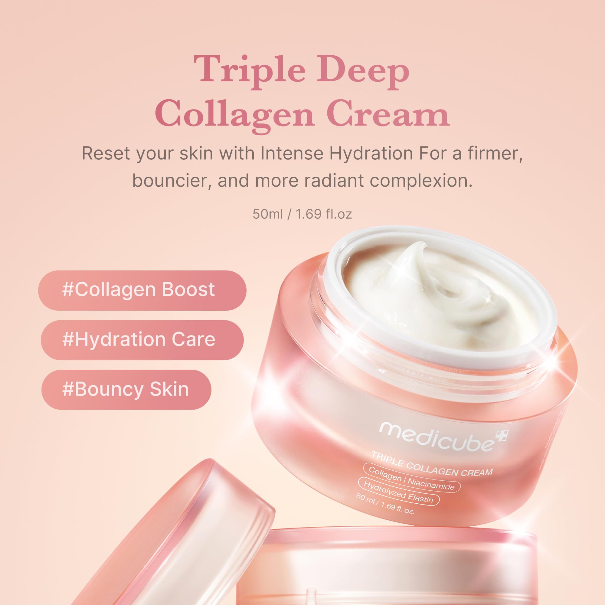 Medicube Triple Deep Erasing Cream skin | & Collagen hydration