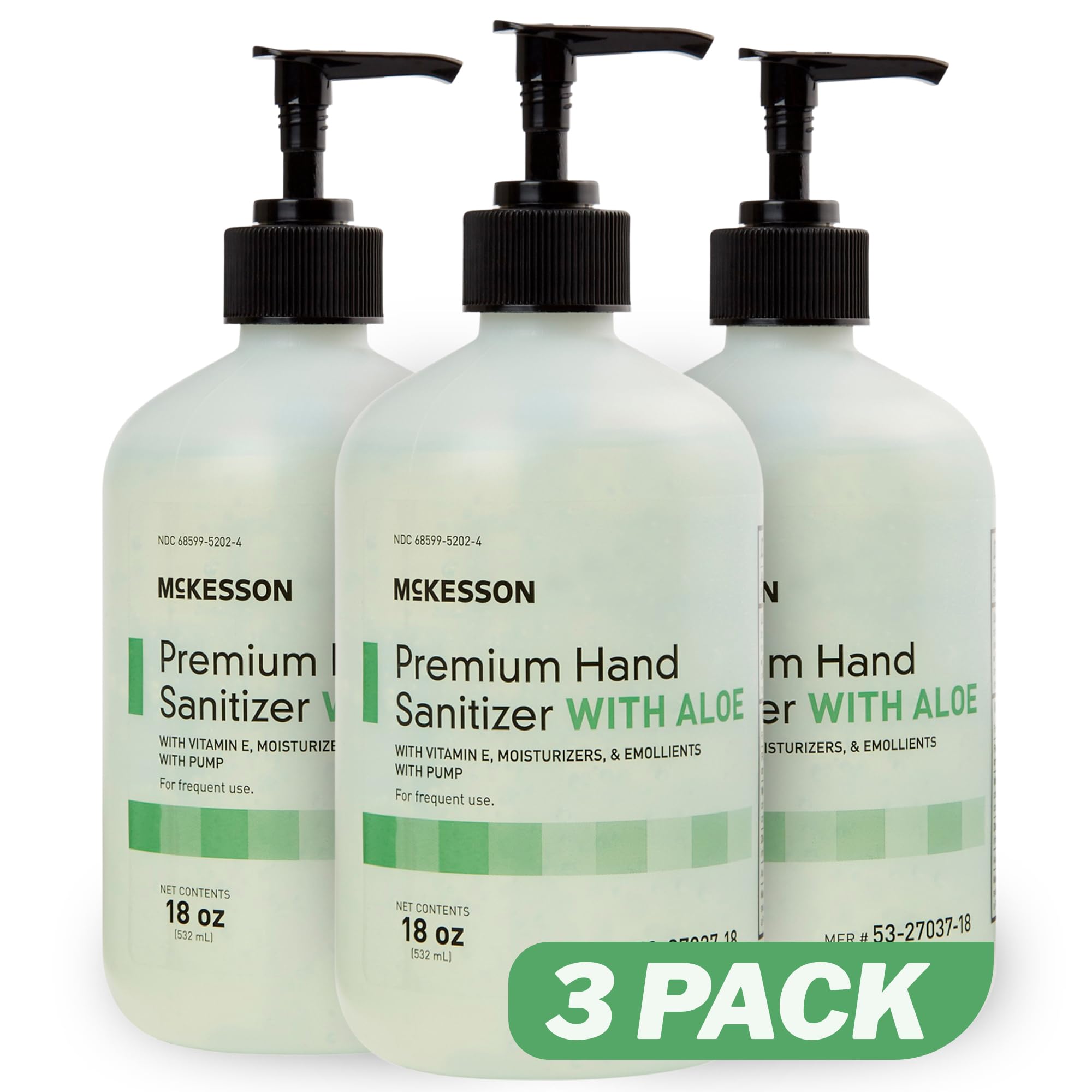 Alcohol Hand Sanitizer with Aloe Spring Water Scent 18oz