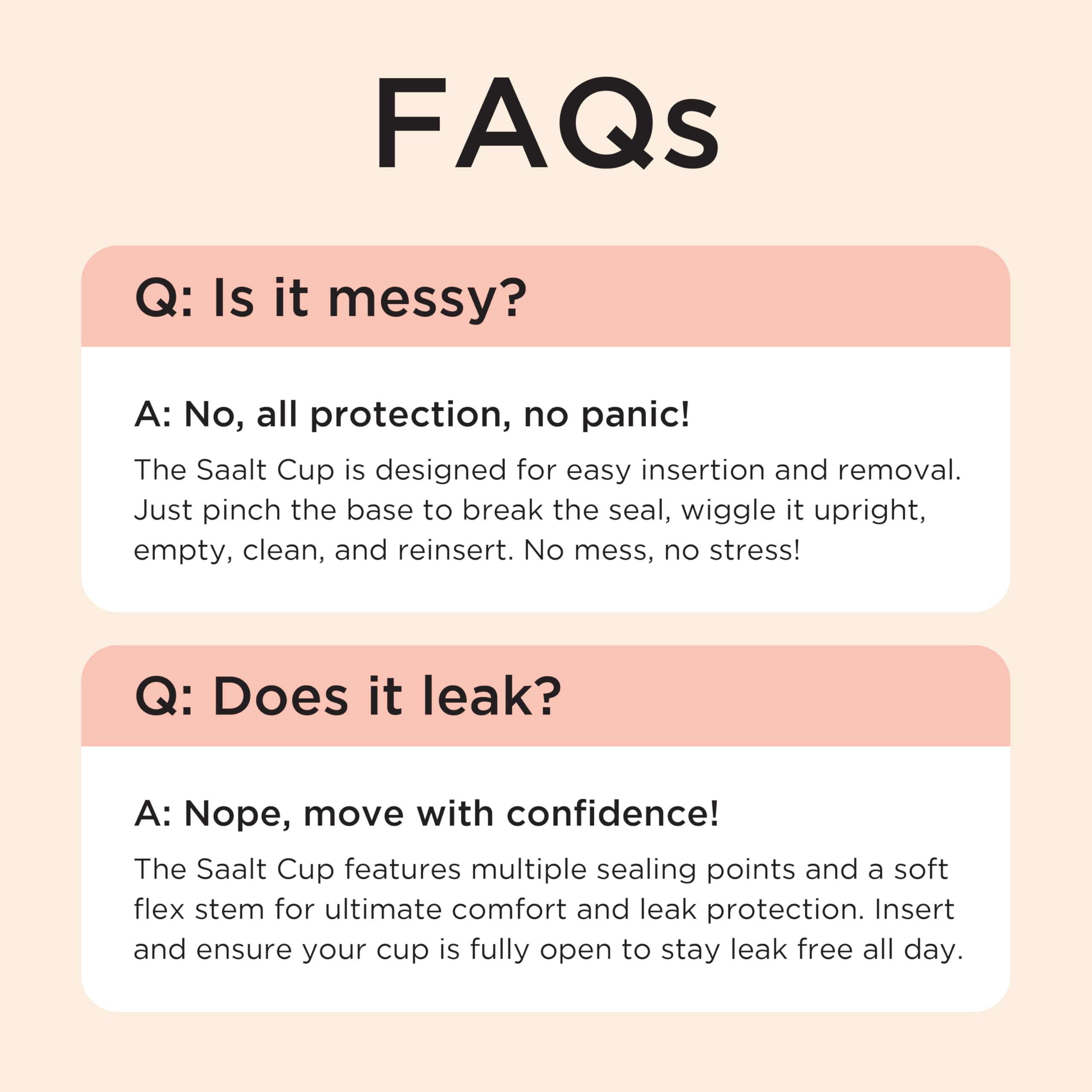 Soft Reusable Menstrual Cup with Carry Bag Leak-Free Protection