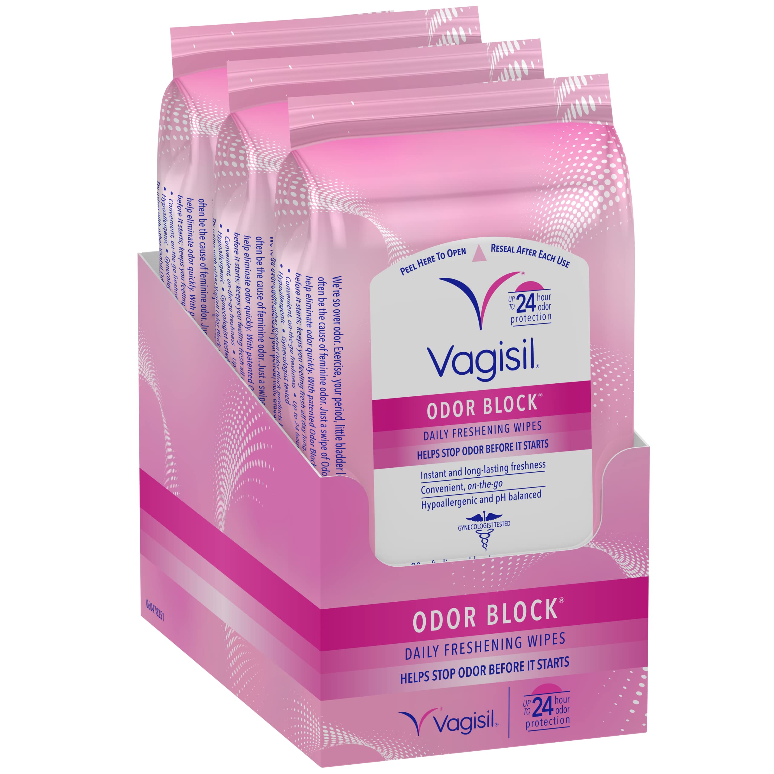Vagisil Odor Block Daily Freshening Wipes