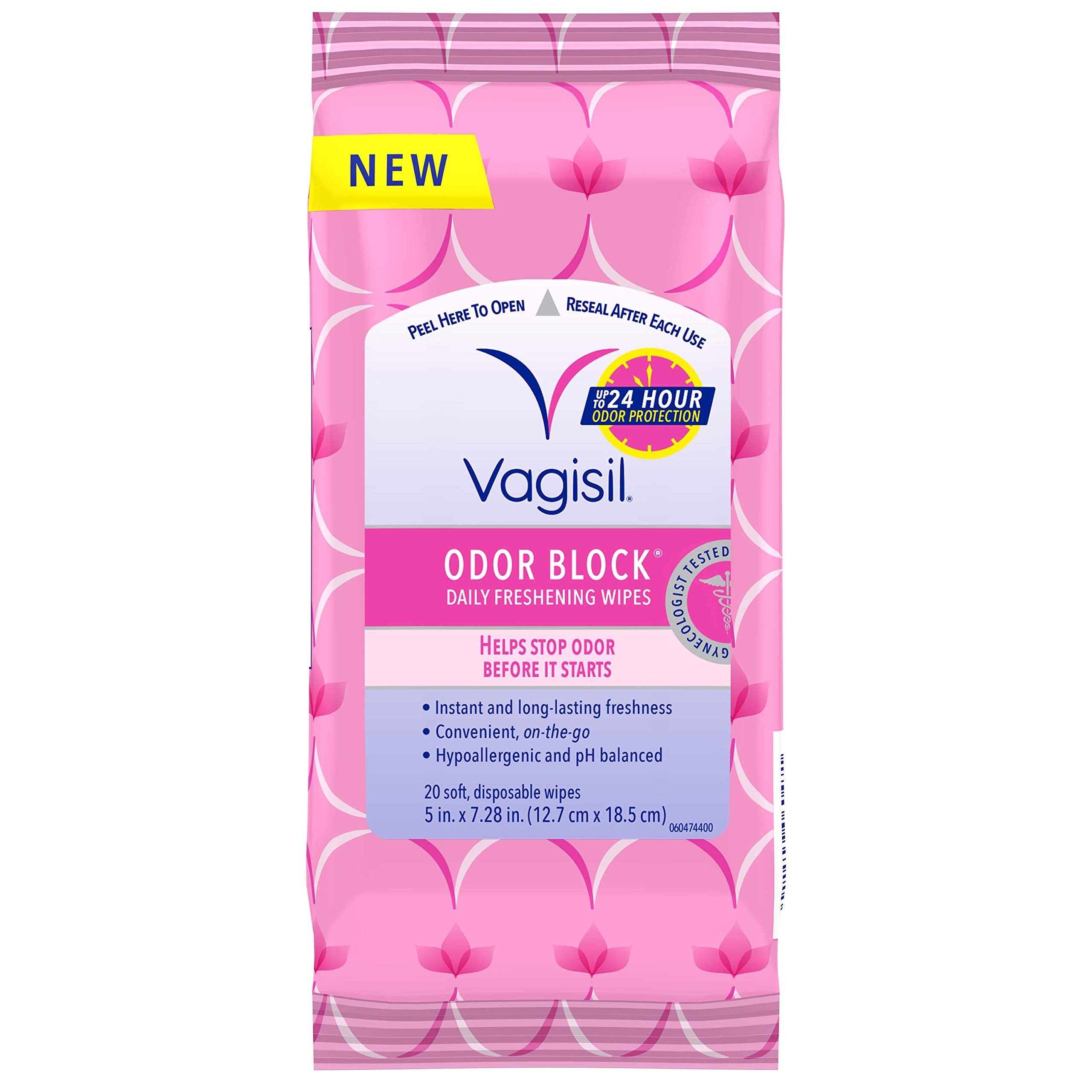 Vagisil Odor Block Daily Freshening Wipes