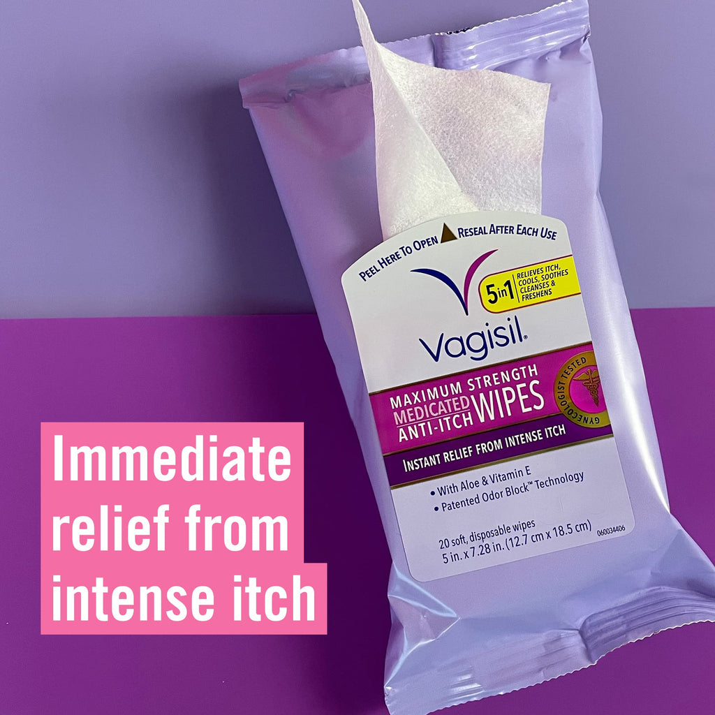 Vagisil Odor Block Daily Freshening Wipes