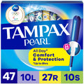 Pearl Tampons Multipack Light to Super Absorbency 94 Count