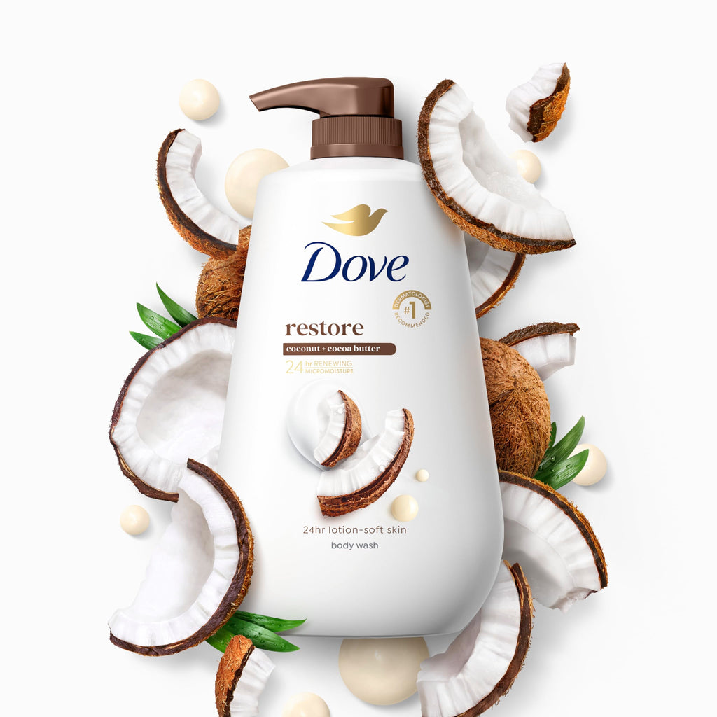 Moisturizing Body Wash with Coconut & Cocoa Butter 30.6oz
