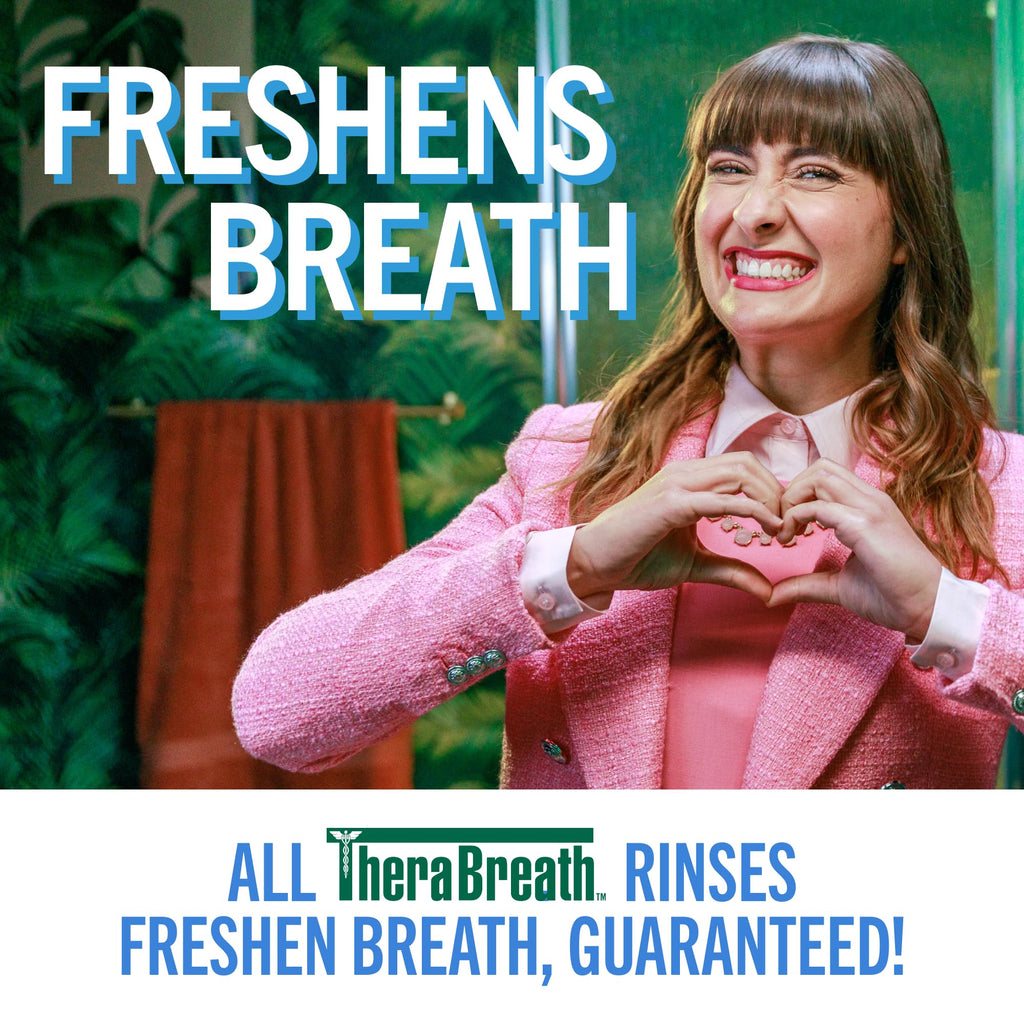 Alcohol-Free Fresh Breath Mouthwash Icy Mint 16oz Duo