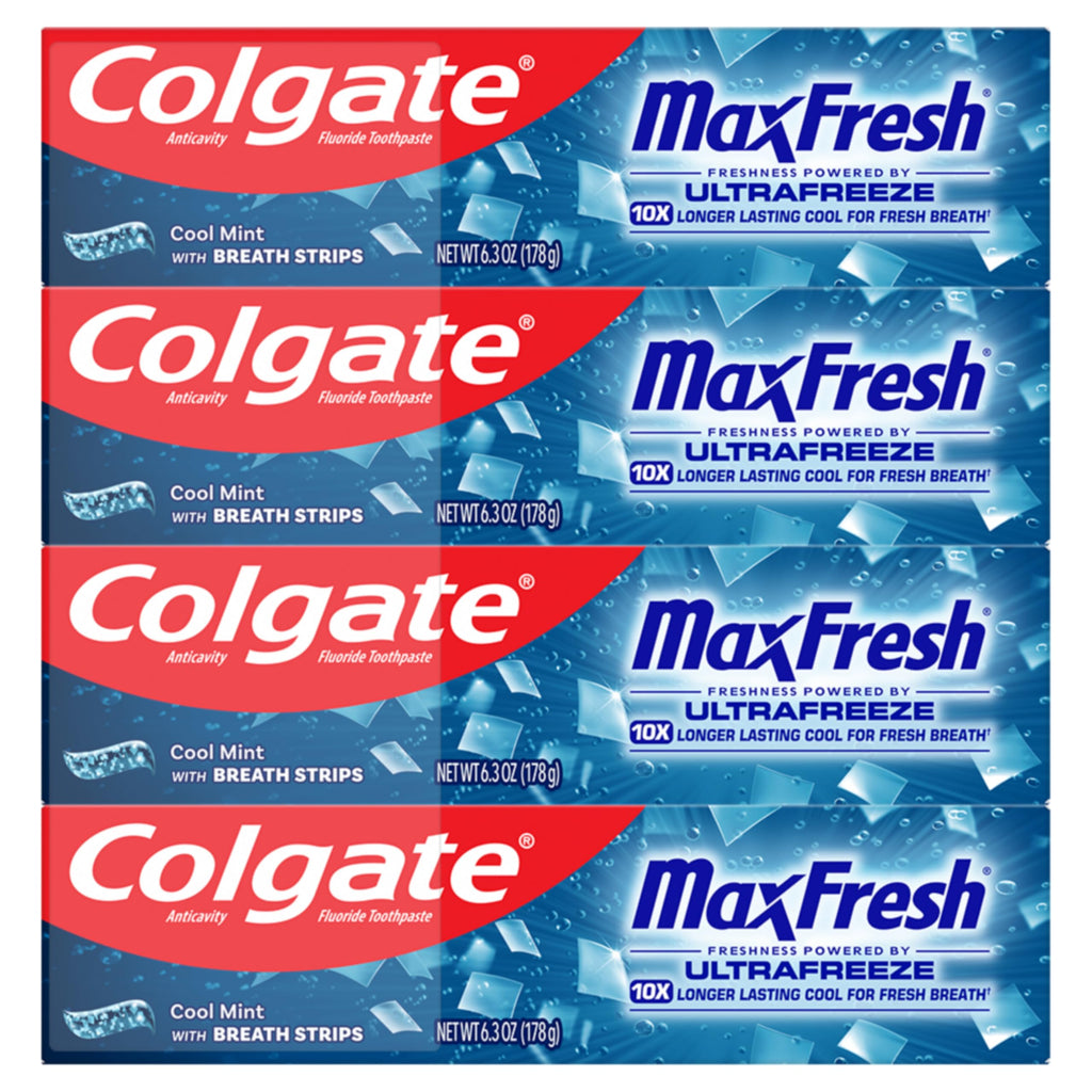 Colgate Max Fresh Whitening Toothpaste with Mini Strips