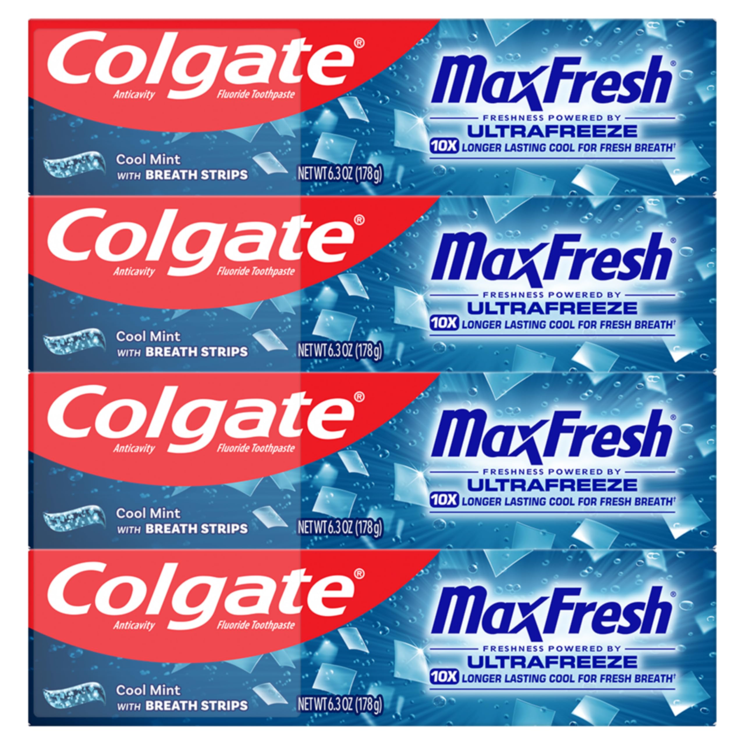 Colgate Max Fresh Whitening Toothpaste with Mini Strips