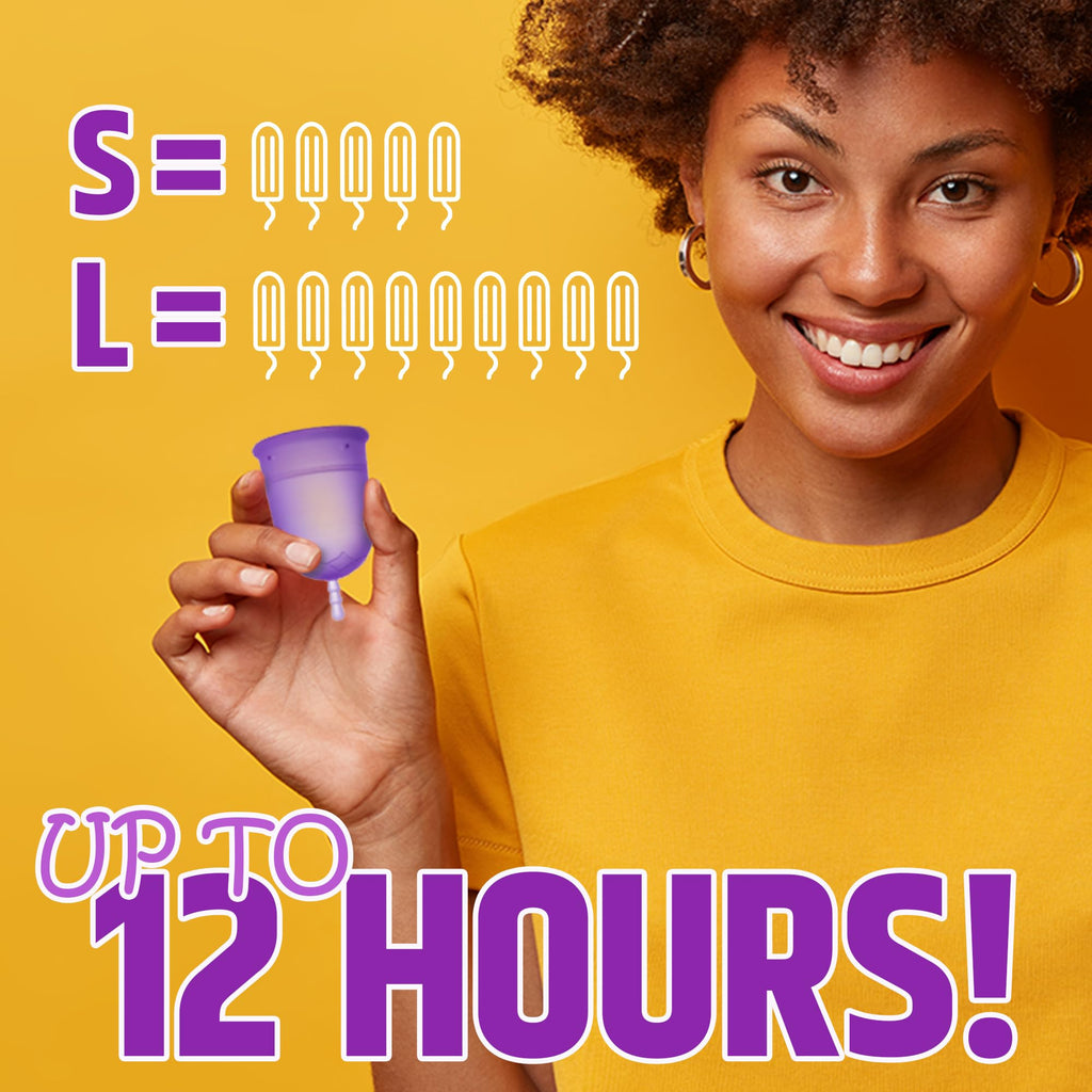 Reusable Menstrual Cup Medical-Grade Silicone Heavy Flow Care