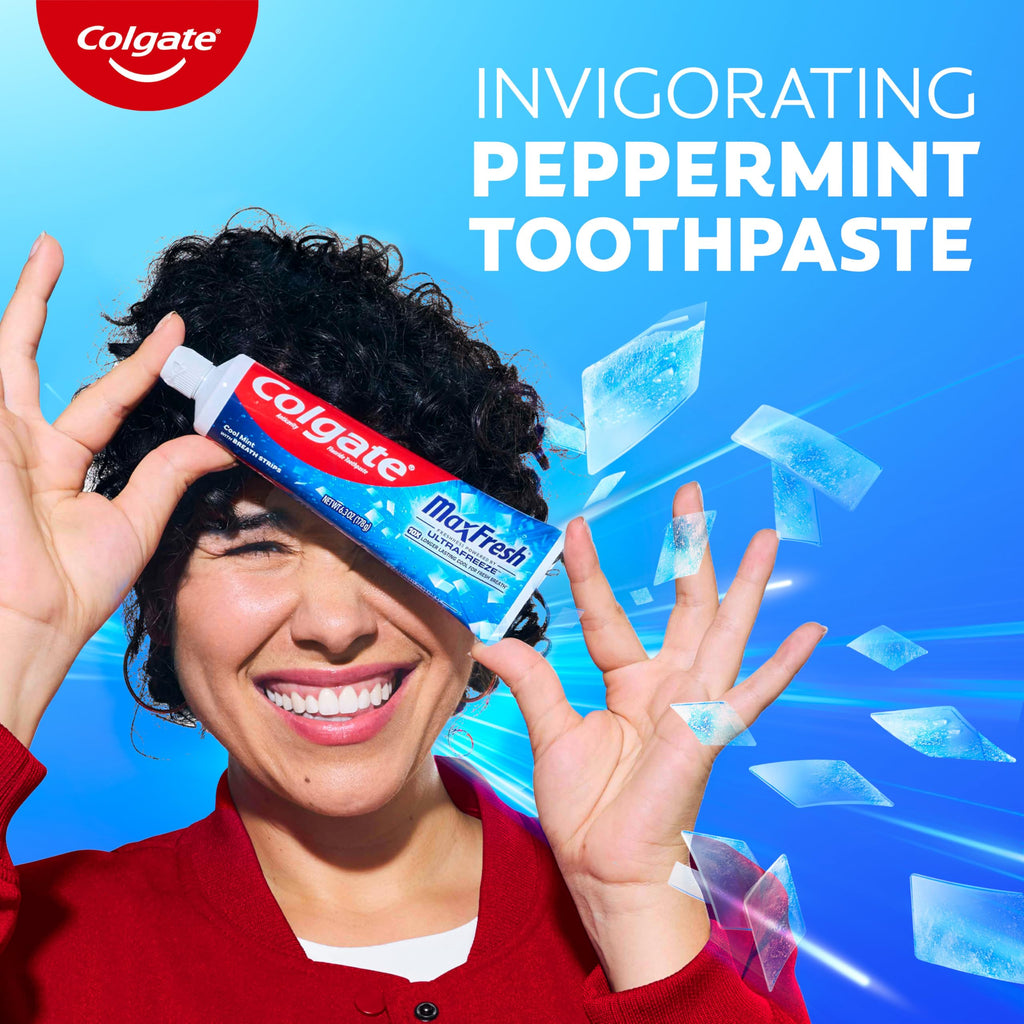 Colgate Max Fresh Whitening Toothpaste with Mini Strips