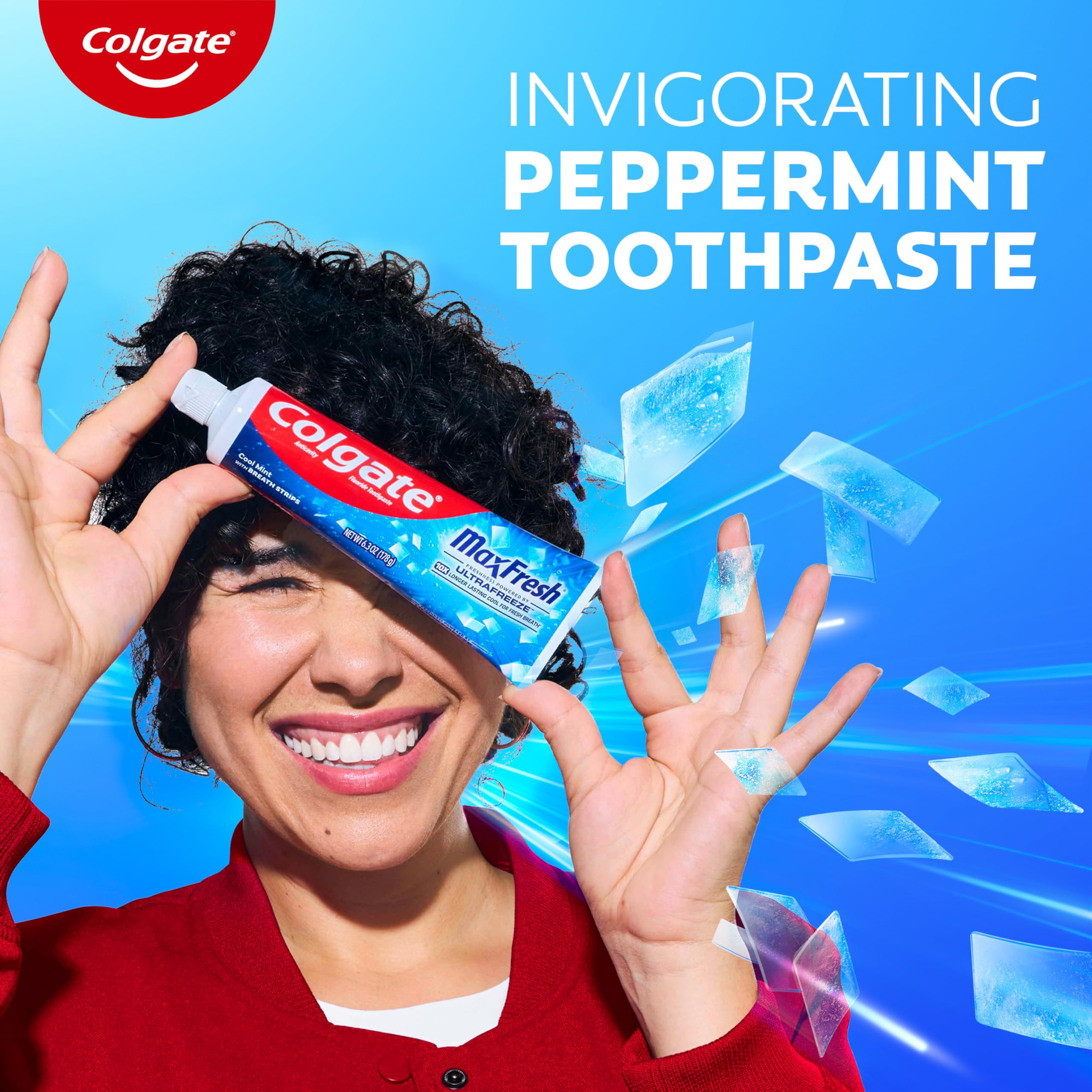 Colgate Max Fresh Whitening Toothpaste with Mini Strips