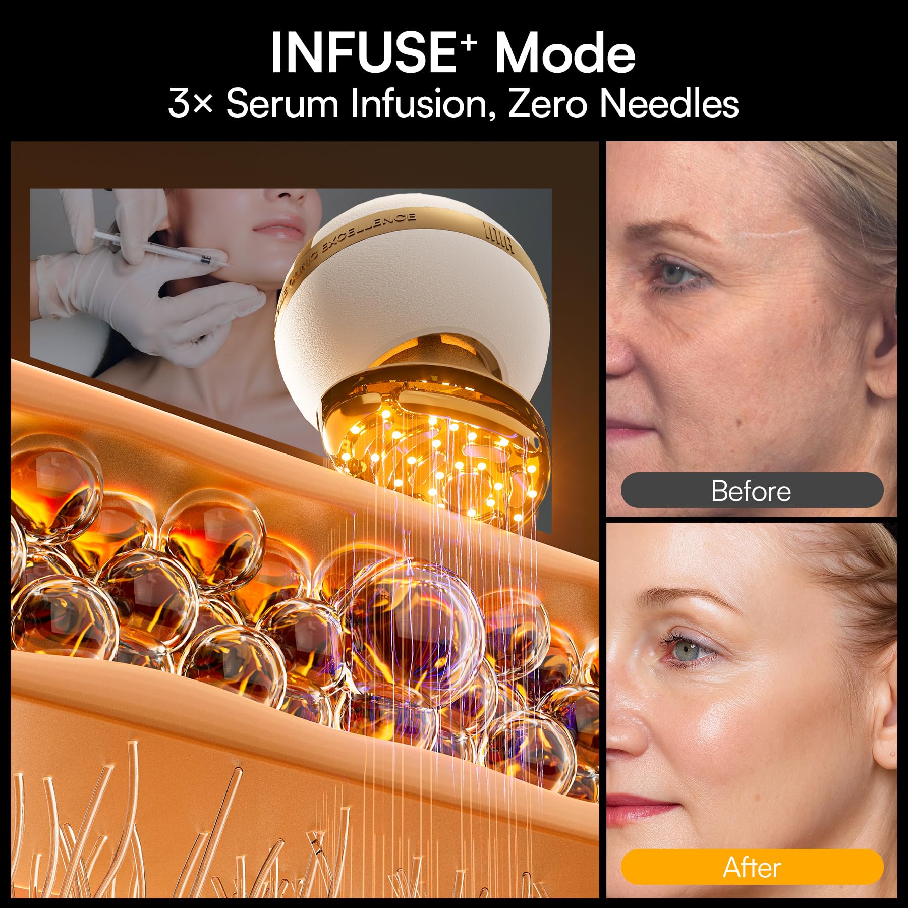 8-in-1 Microcurrent Facial Device with LED & Thermal Care