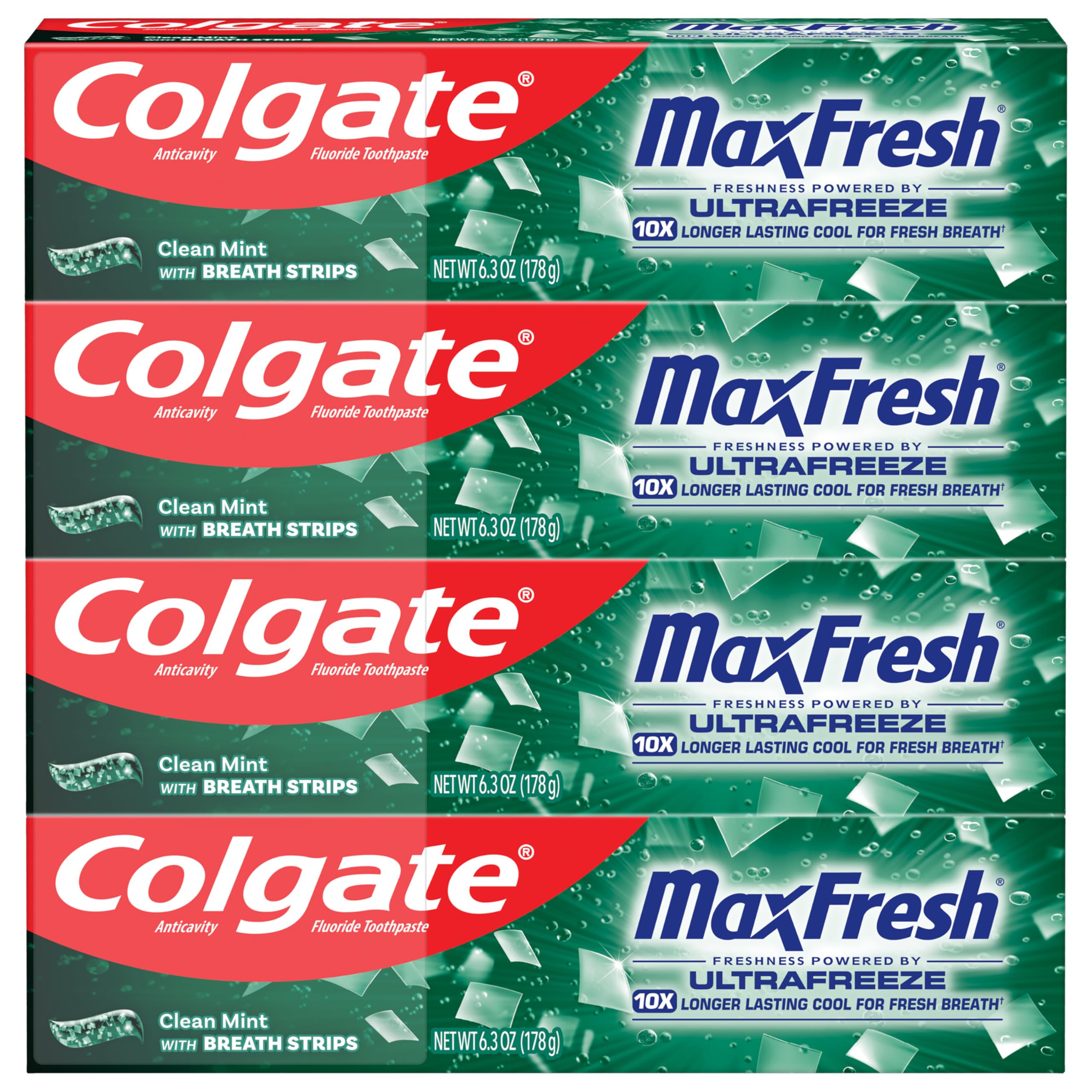 Colgate Max Fresh Whitening Toothpaste with Mini Strips
