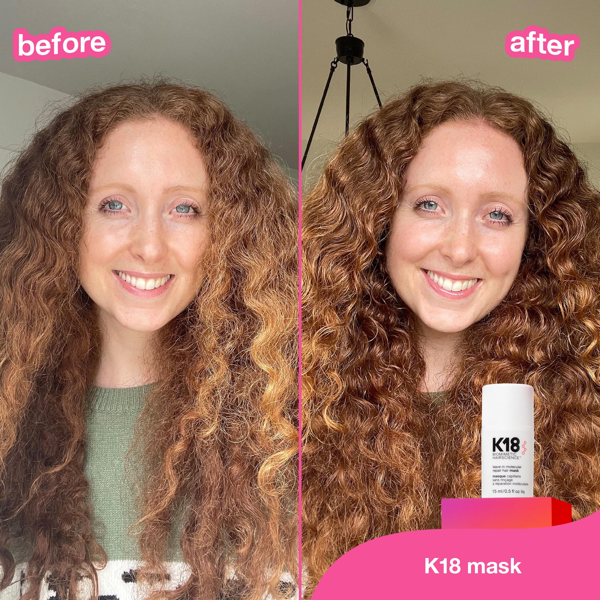 Leave-In Molecular Repair Hair Mask for Damaged Hair